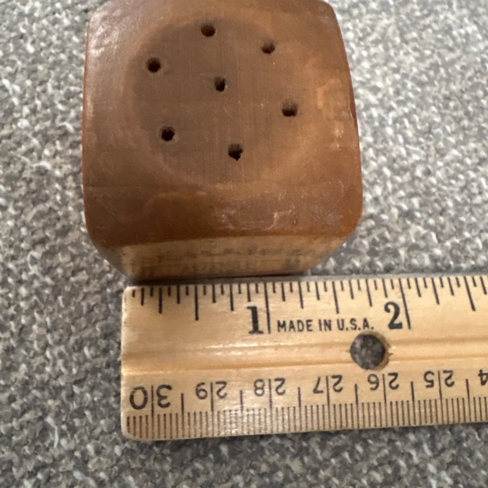 Vintage Michawaka Gitchee Gume Wood Pepper Shaker‎ MCM Camp Rustic Cabin Collect